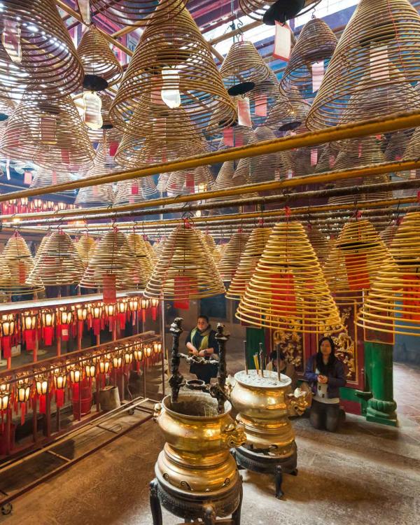 Le Mo Man Temple dans Old Town Central © HKTB