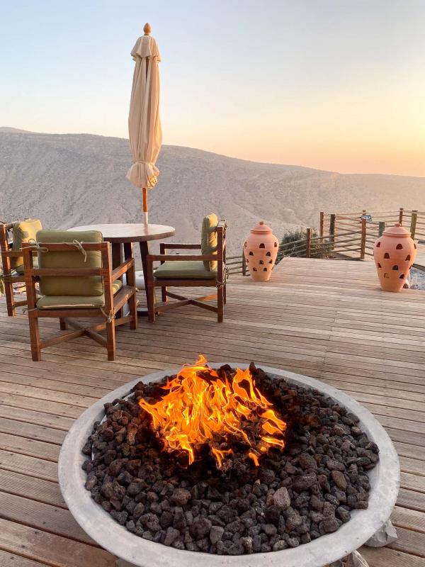 L’hôtel Alila Jabal Akhdar à Oman. © Emmanuel Laveran.