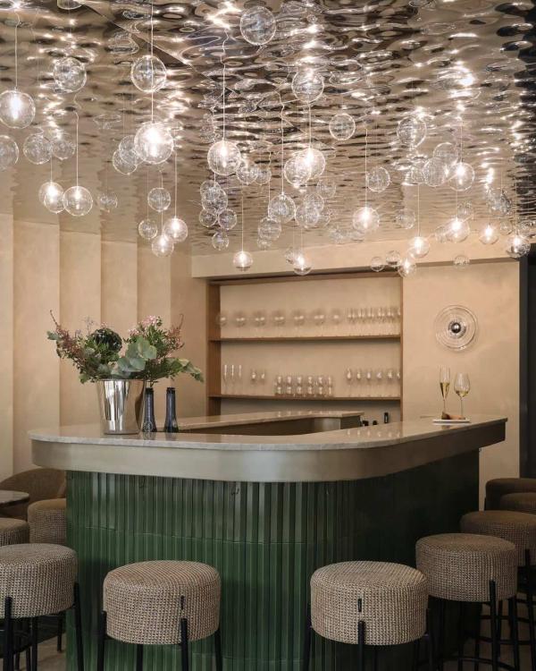 Bubble Bliss, le seul bar à champagne de Paris © BCDF Studio