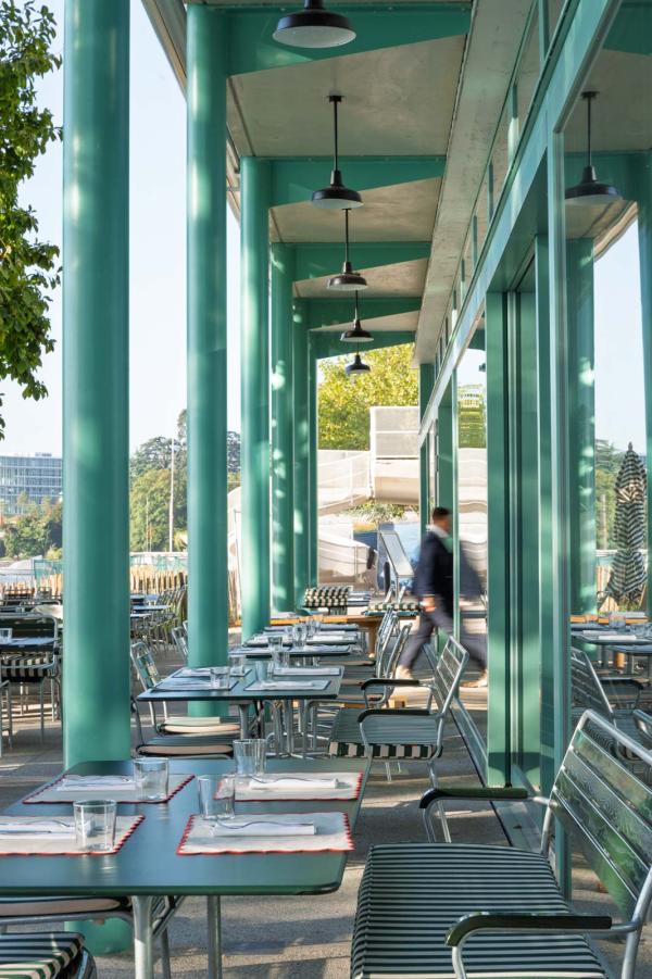 L'hôtel en Suisse Port Gitana  © Circé Lefebvre