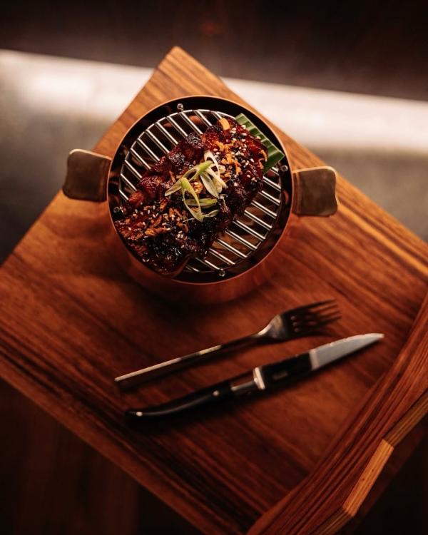 Déjeuner au beefbar © Cœur de Megève