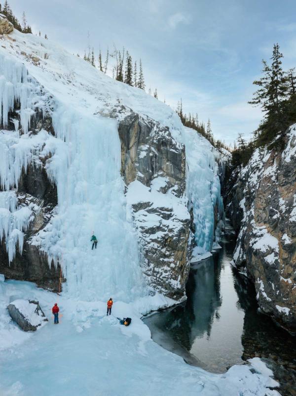 Escalade sur glace © Travel Alberta