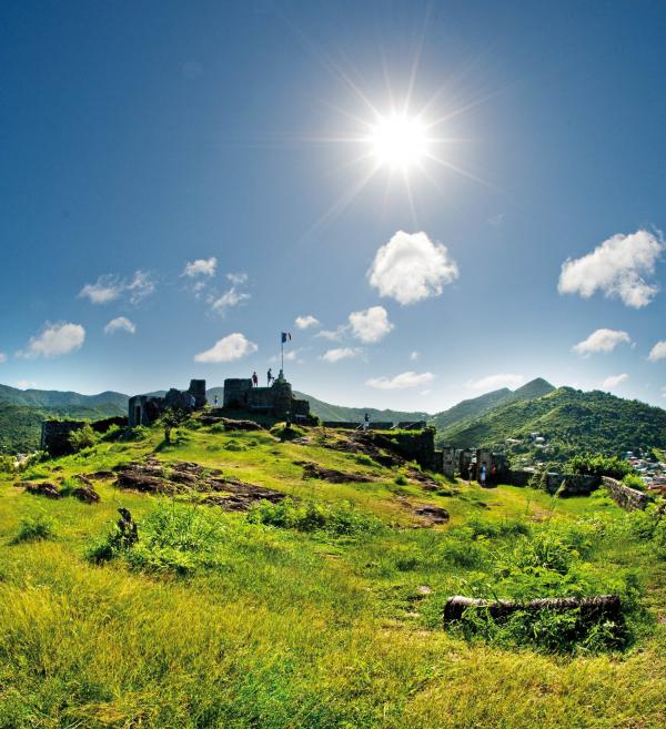 Le Fort Louis, sur les hauteurs de Marigot à Saint-Martin © DR