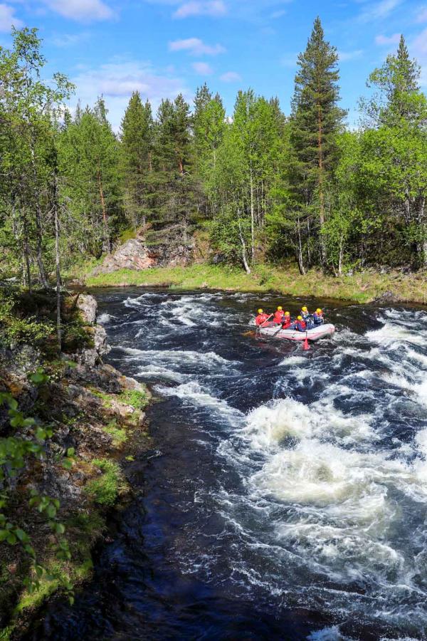 Rafting sur un torrent de Posio © Harri Tarvainen