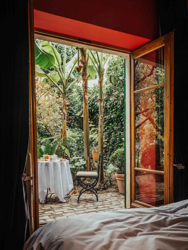 Jardins Secrets (Nîmes) – Terrasse d'une chambre © DR