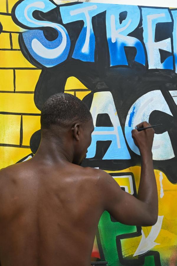 L'art s'inscrit aussi sur les murs © Pascale Missoud 