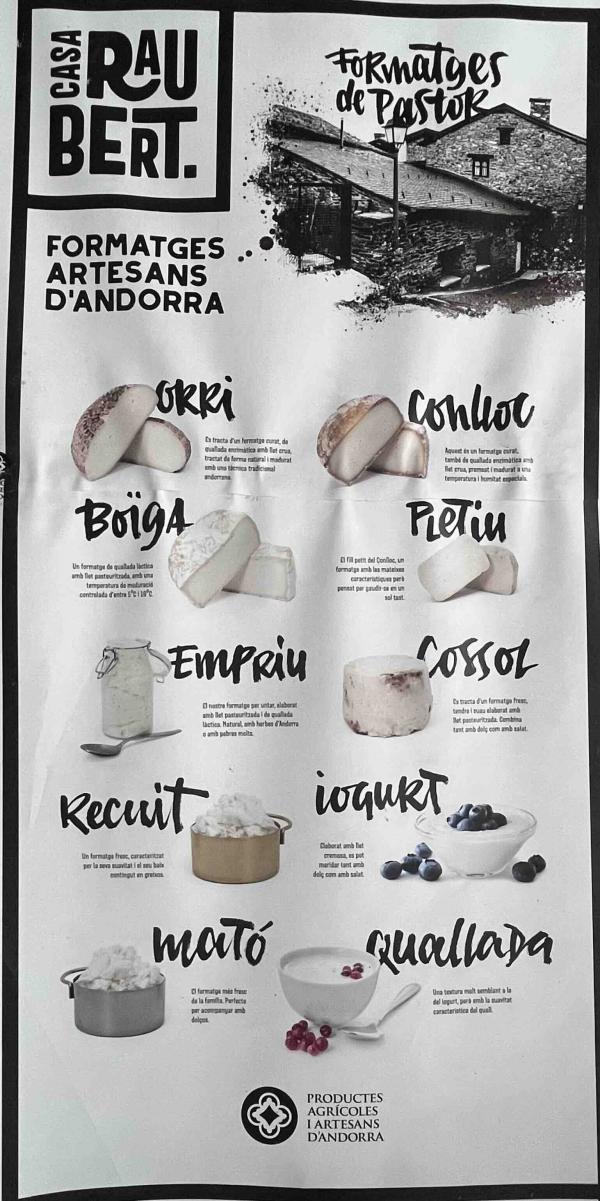 La fromagerie en Andorre Casa Raubert © PPB