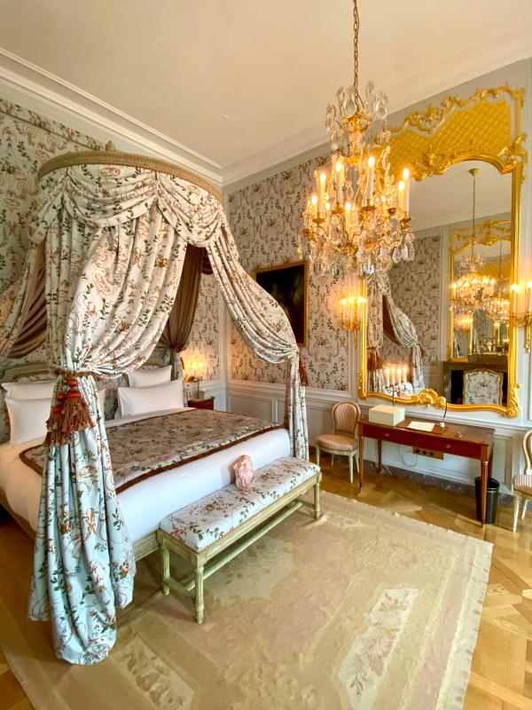 La suite madame de Fouquet et son lit à la polonaise © Emmanuel Laveran
