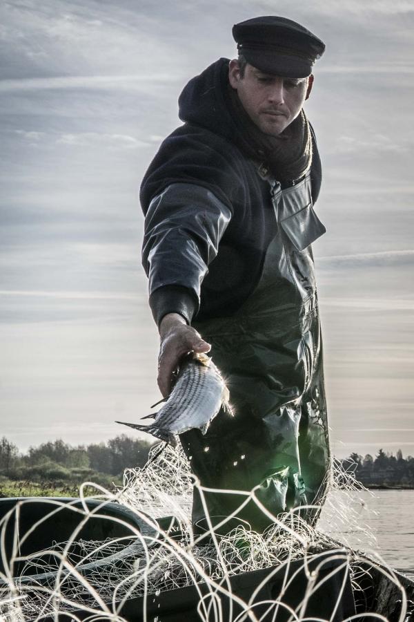 Le pêcheur ligérien Sylvain Arnoult © Julie Limont