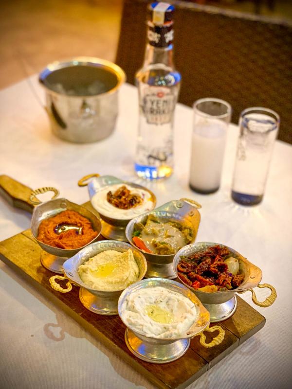 Les mezze du restaurant Bagdadi © Emmanuel Laveran