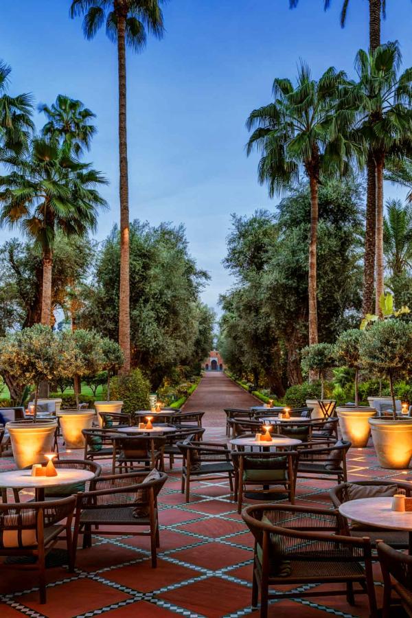 La Mamounia - terrasse Majorelle 