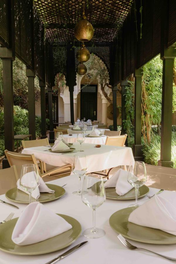 Déjeuner à la Villa des Orangers à Marrakech © Aline Friant-Hoste