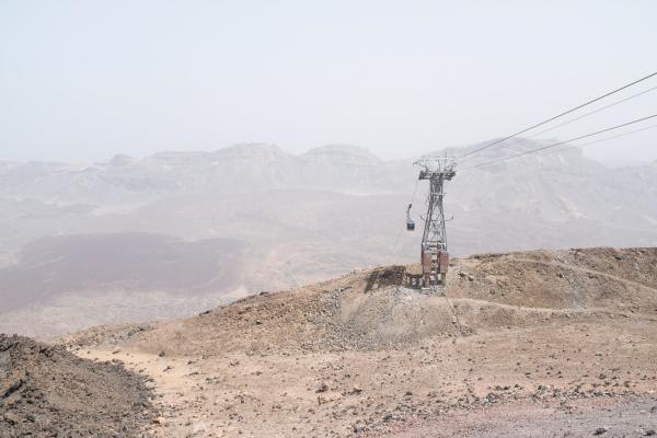 Le téléphérique du Teide.