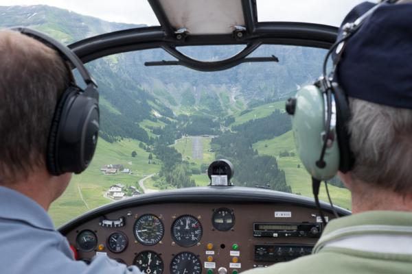 Approche de l’altiport.  | © Yonder.fr