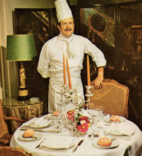 Le chef triplement étoilé Claude Deligne dirigea les cuisines de Taillevent de 1973 à 1990 © DR