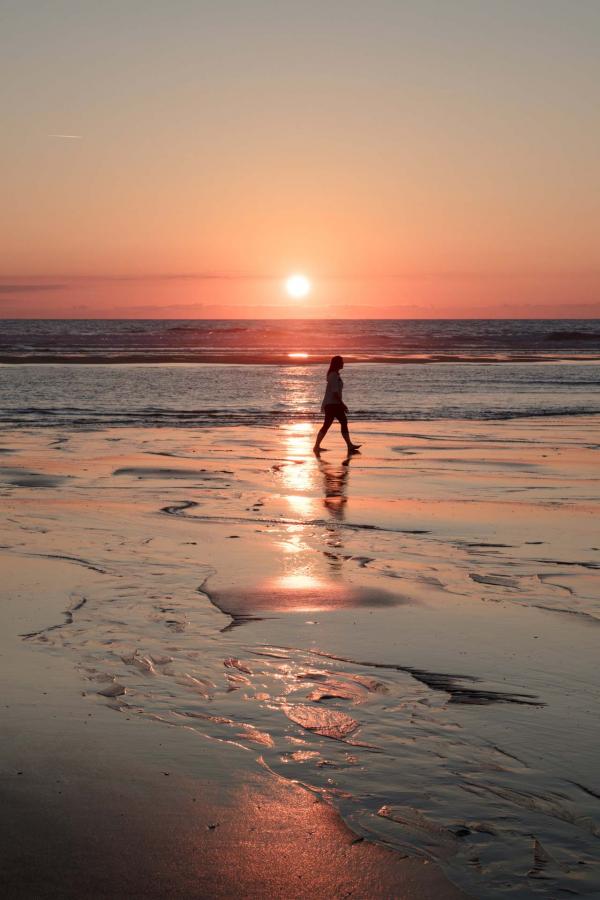 Coucher de soleil sur la plage à Moliets © Tripnwild