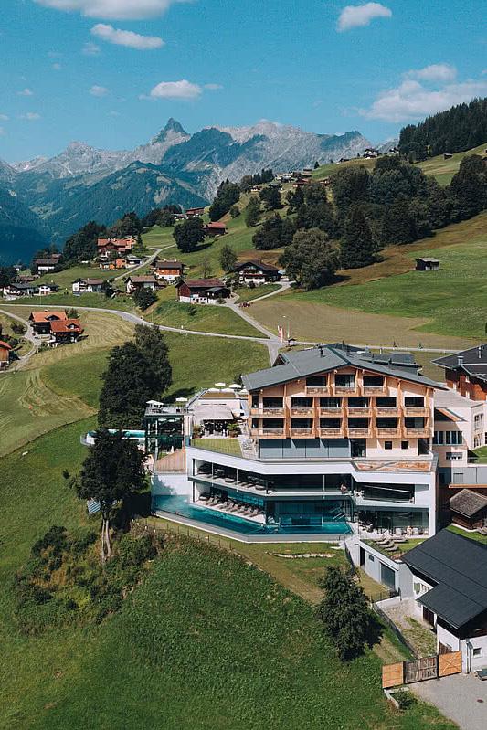 Hotel Fernblick Montafon — la nouvelle partie de l'hôtel © Hotel Fernblick Montafon - Christoph Schöch