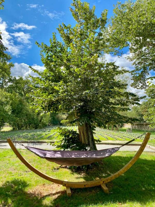 Château de l'Epinay – Hamac dans le jardin © EL | YONDER.fr