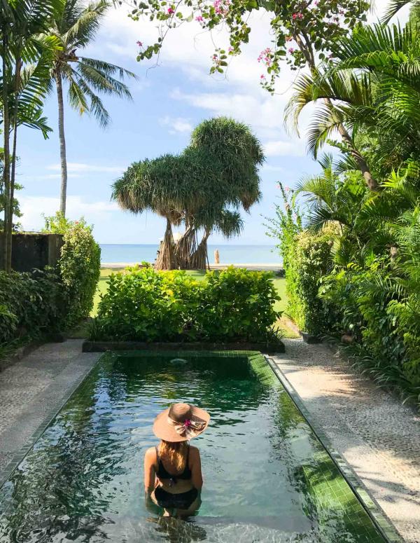 Piscine privée des villas Aloon Aloon © Camille Weyl 