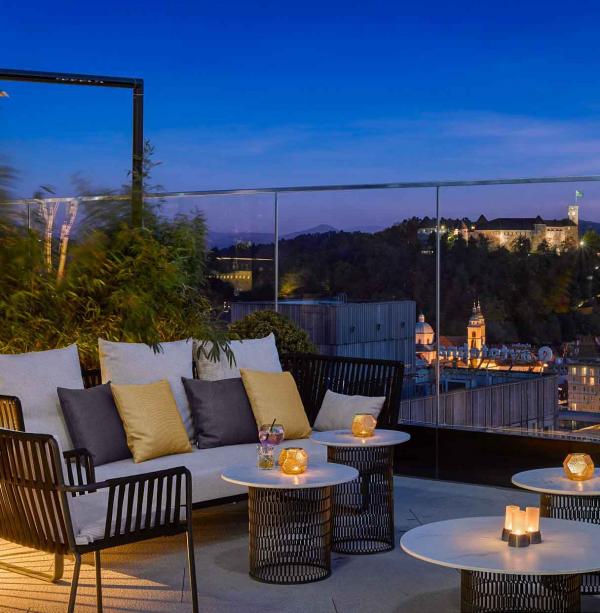 InterContinental Ljubljana | Terrasse © InterContinental - IHG