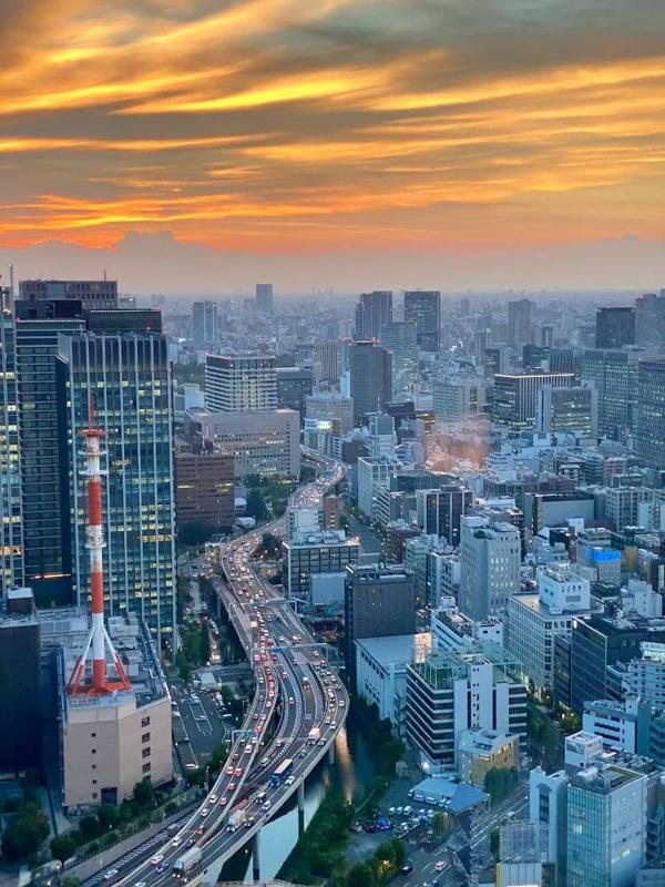 Vue sur Tokyo, 18h20 © Emmanuel Laveran 