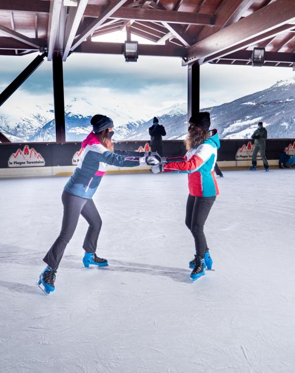 patinoire plagne bellecote photo