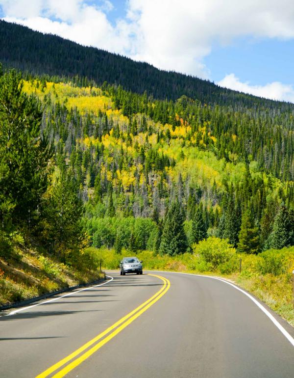 Le début de l'automne à Rocky Mountain National Park (photo prise le 15 septembre 2017) © YONDER.fr