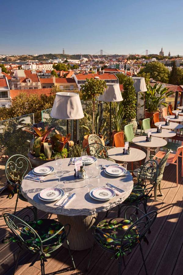 Le rooftop de l'hôtel le Mama Shelter Lisboa