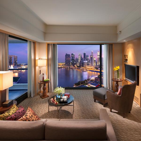 A l’intérieur d’une très luxueuse Harbour Suite | © Mandarin Oriental Hotels Group