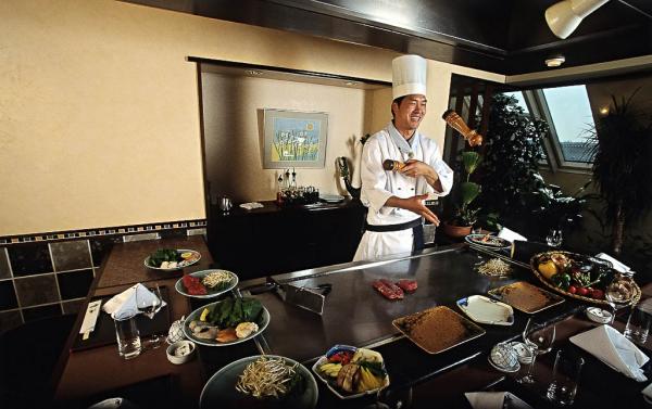 Chez Unkai, la possibilité de manger teppanyaki | © Grand Hotel Wien