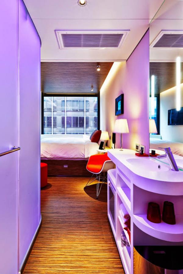 L'une des 230 chambres de l'hôtel | © citizenM New York Times Square