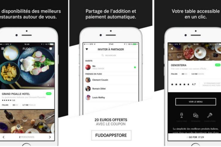 On a testé Fudo, la nouvelle appli incontournable de réservation de restaurants sur mobile