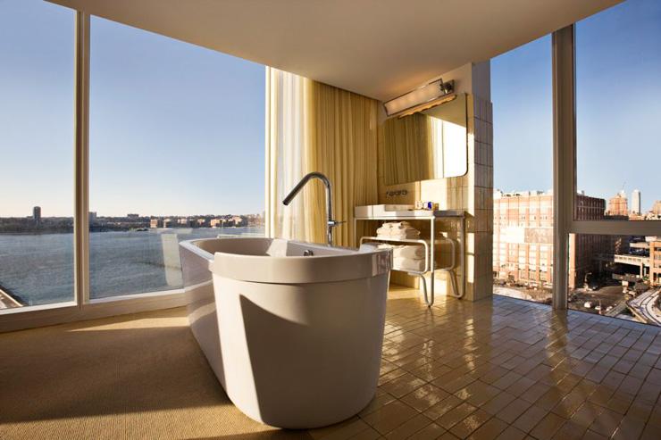The Standard High Line, New York - Salle de bain avec vue The Standard High Line, New York - Salle de bain avec vue