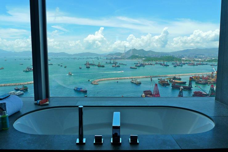W Hong Kong - Salle de bain avec vue