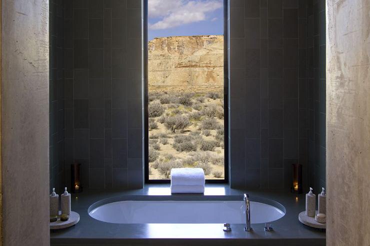 Amangiri - Salle de bain avec vue