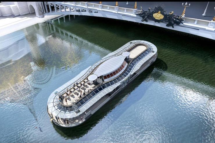 Ducasse sur Seine - Vue extérieure du bateau 