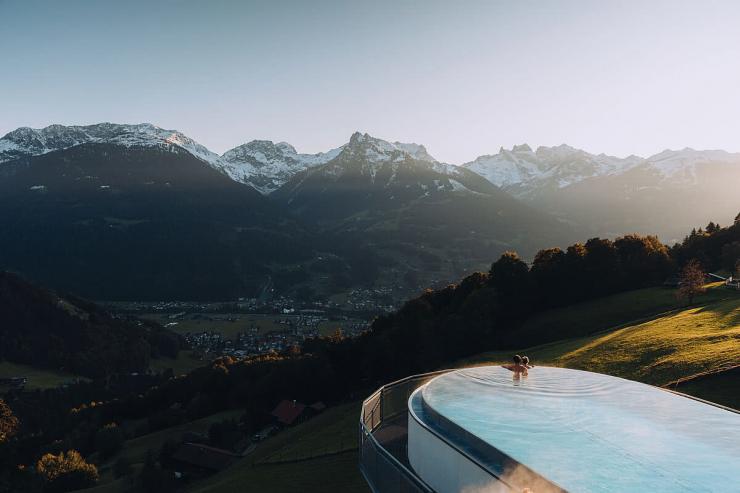 Piscine du Fernblick Montafon © Fernblick Montafon