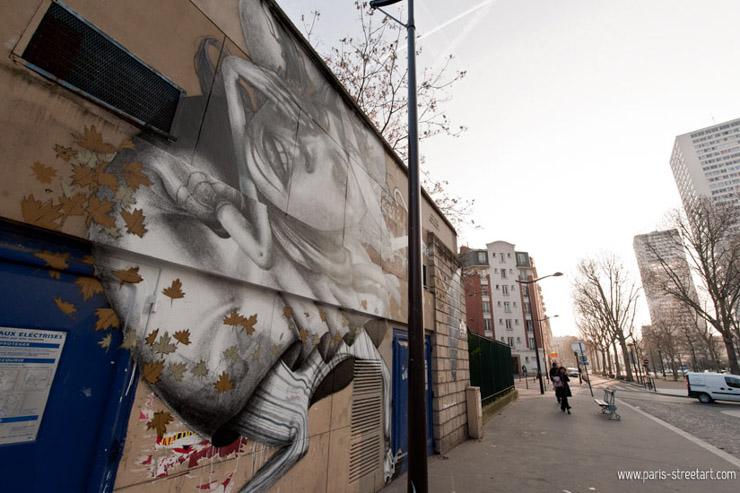 10 oeuvres street art à Paris - Boulevard Masséna - Claudio Ethos