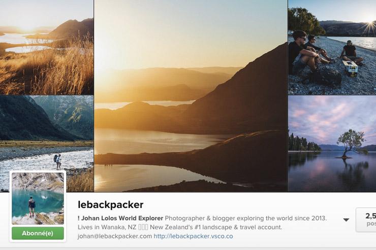 15 comptes Instagram à suivre - Le Backpacker