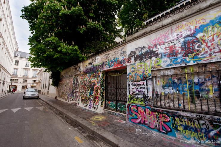 10 oeuvres street art à Paris - Maison de Gainsbourg