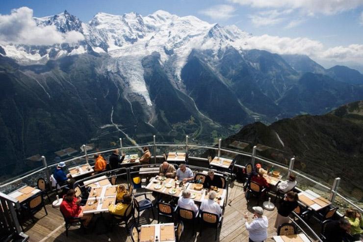 Les 17 restaurants avec les plus belles vues du monde- Panoramic Chamonix