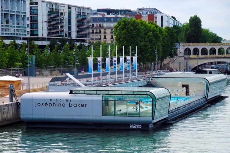 7 spots parisien pour se rafraîchir en cas d'extrême chaleur -Piscine Joséphine Baker