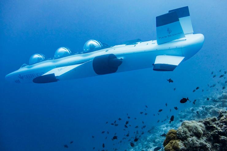 Aux Maldives, Four Seasons lance son propre sous-marin en exclusivité mondiale