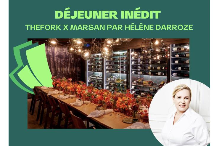 The Fork propose un menu signé par la cheffe Hélène Darroze à moins de 50 € 