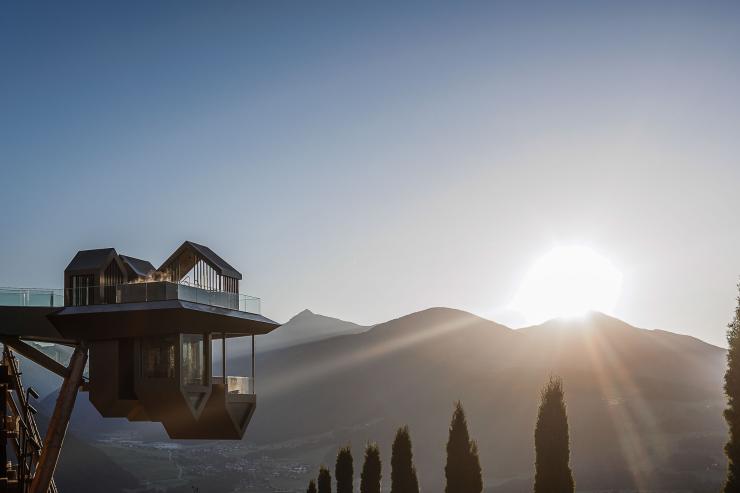 Un spa sans dessus dessous à l’Alpin Panorama Hotel Hubertus en Italie