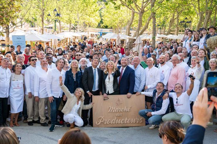 Les chefs à Saint-Tropez fêtent les producteurs 