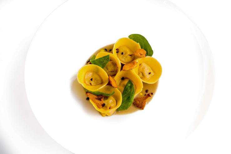 Restaurant Tosca - Ravioli, girolles © TOSCA