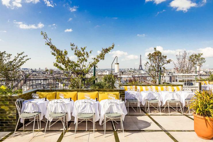 Perruche, le rooftop chic du Printemps Haussmann