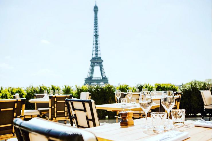 La terrasse du café de l’Homme.