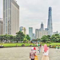 Vue sur Pudong depuis le Gucheng Park, non loin du Yu Garden © Yonder.fr